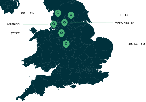Locations Selector Map